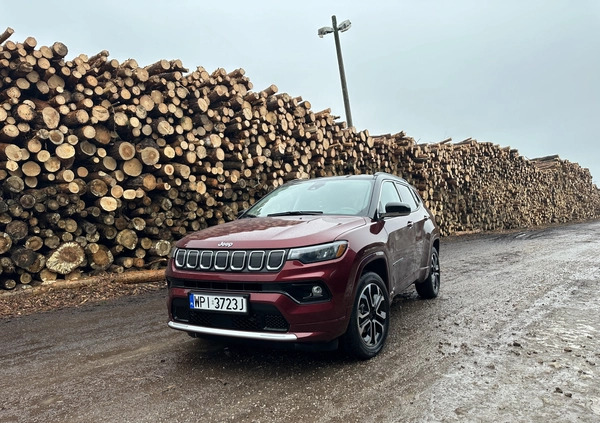 Jeep Compass cena 129000 przebieg: 7800, rok produkcji 2022 z Grajewo małe 211
